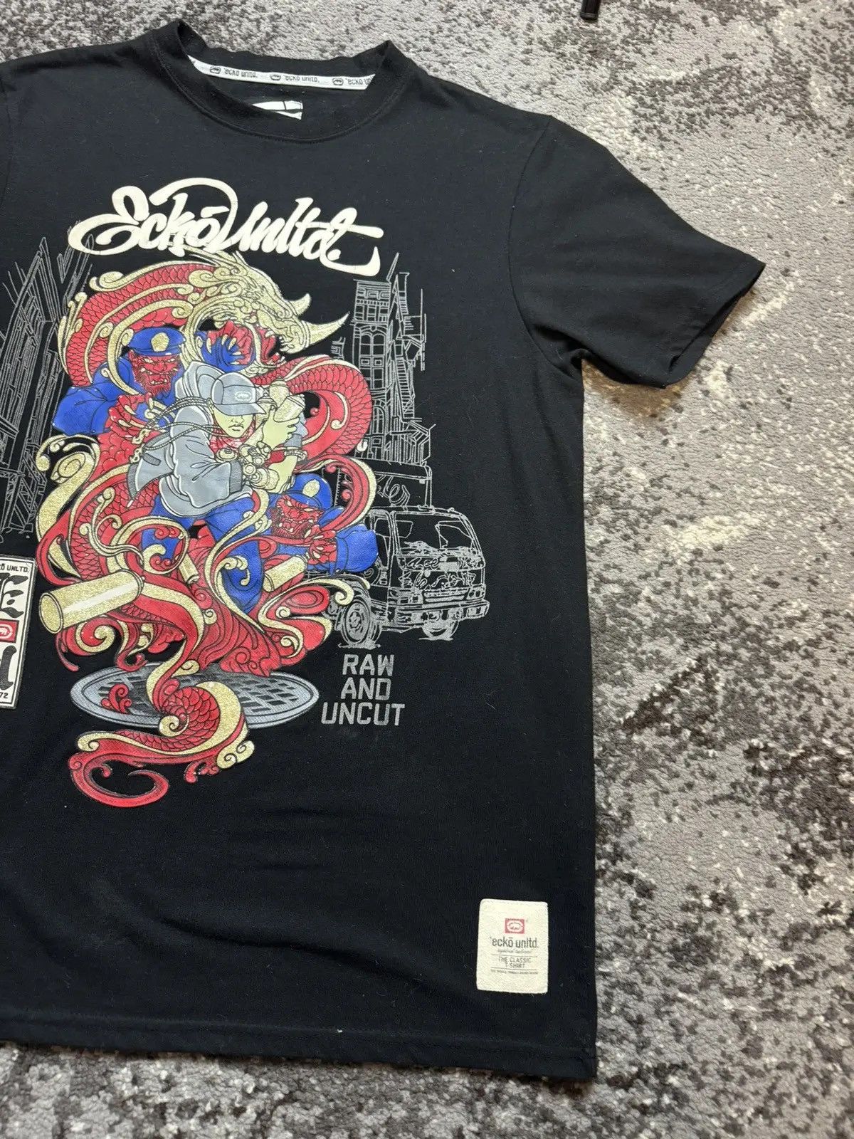 Ecko Unltd. × Vintage Vintage Y2K Ecko United Unltd Japanese Big Logo Rap Skate Sk Size US M / EU 48-50 / 2 - 2 Thumbnail