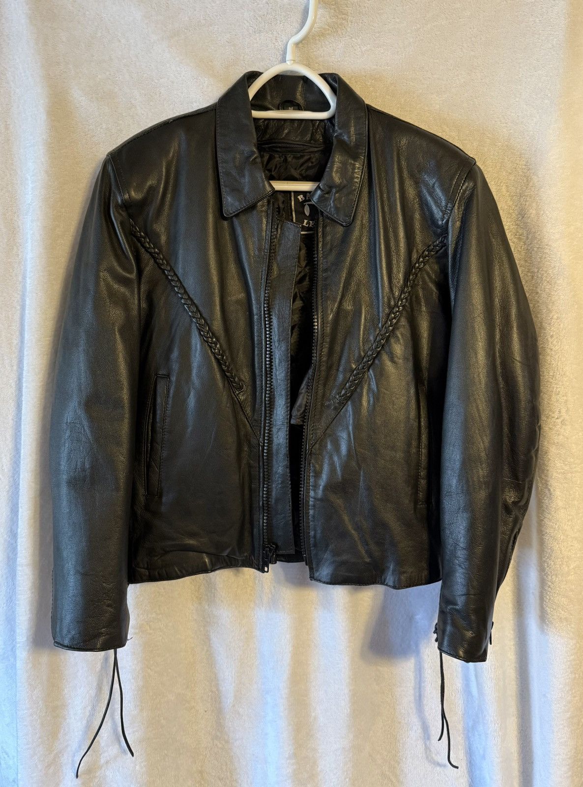 Other VTG Barney’s Leather size medium black leather biker jacket Size M / US 6-8 / IT 42-44 - 9 Thumbnail