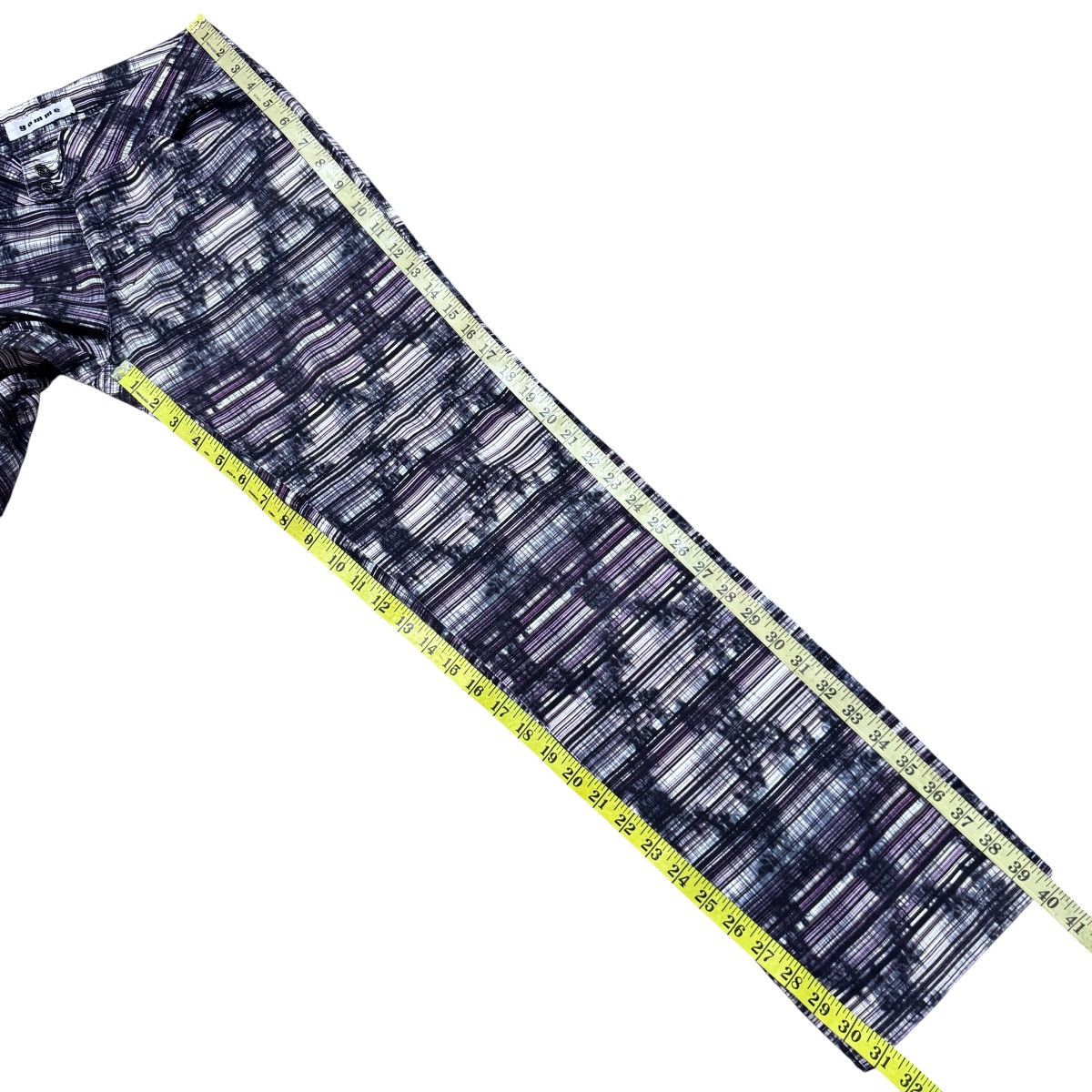 gomme Gomme By Maki Hiroshige Horizontal Striped Trouser Pants Size 30" / US 8 / IT 44 - 16 Thumbnail