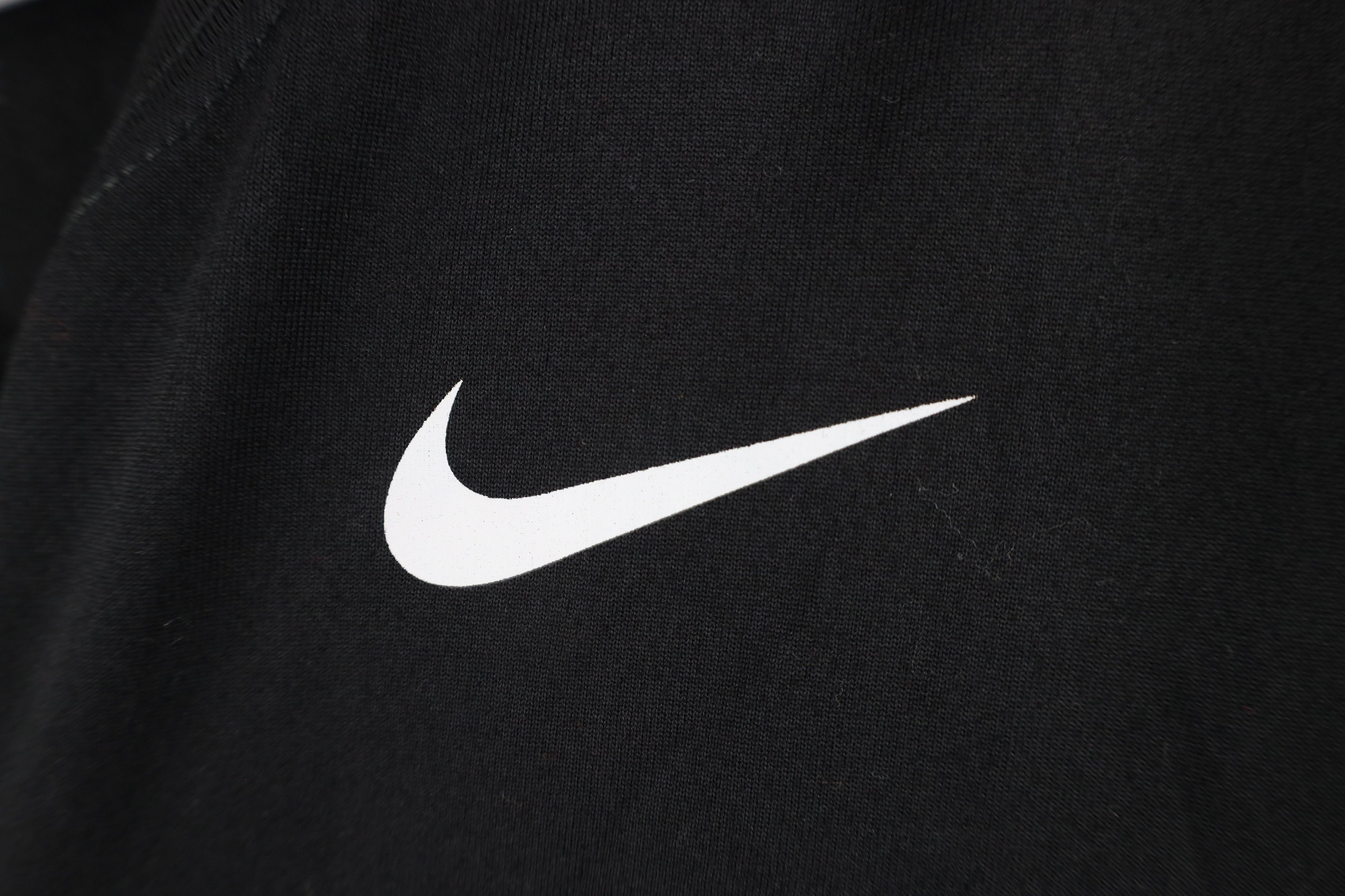 Nike × Vintage Nike Dri-Fit University Short Sleeve T-Shirt Black Polyester Size US XL / EU 56 / 4 - 5 Thumbnail
