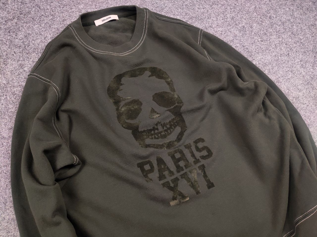 Zadig & Voltaire Zadig & Voltaire Design simba skull Logo Khaki Sweatshirt Size US M / EU 48-50 / 2 - 6 Thumbnail