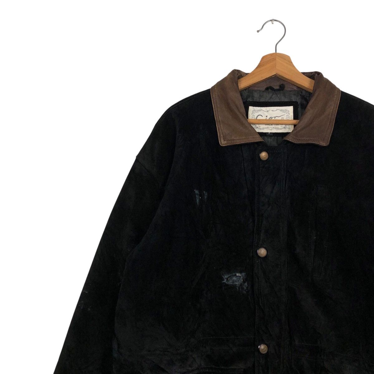 Issey Miyake 📌Vintage Genuine Pigskin Leather Jacket Cion Blanket Lining Size US M / EU 48-50 / 2 - 8 Thumbnail