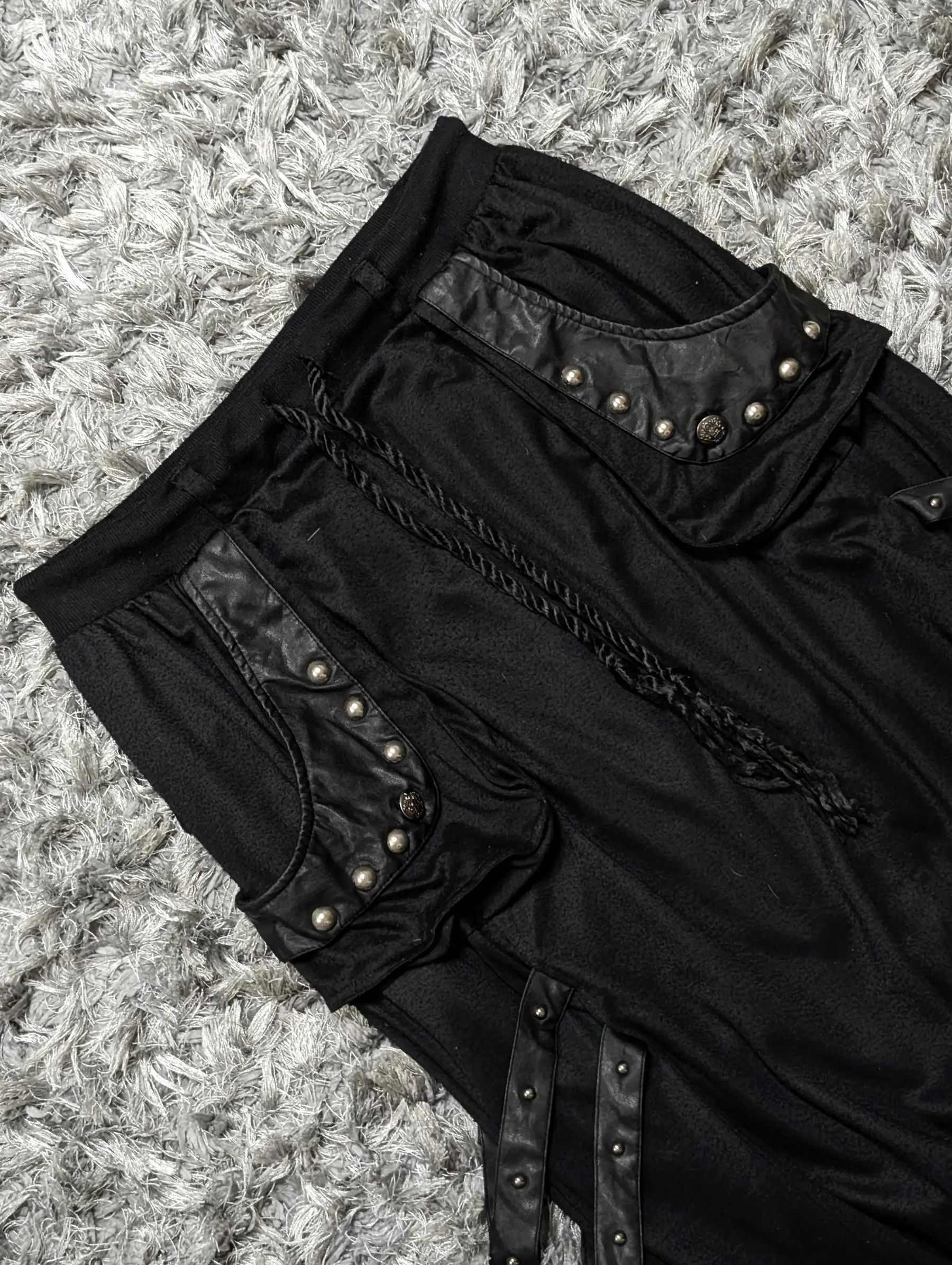 Japanese Brand Sex Pot Revenge Punk Harajuku Drop Crotch Pants Size US 30 / EU 46 - 3 Thumbnail