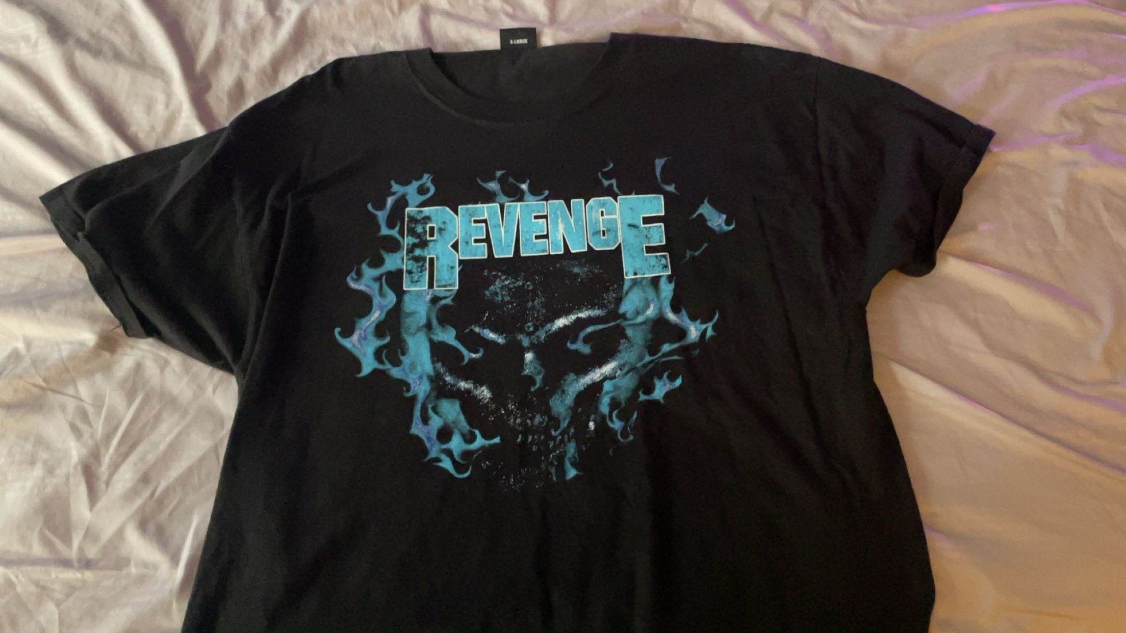 Revenge Revenge Smoke Skull Shirt (Blue) Size US XL / EU 56 / 4 - 1 Thumbnail