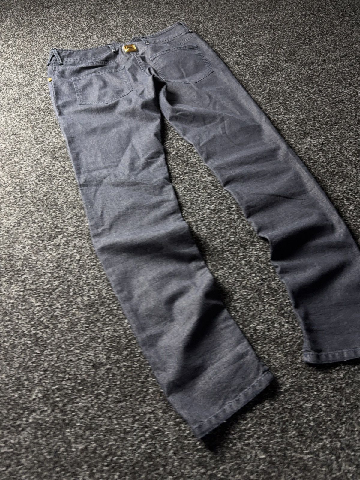 Roberto Cavalli Class Roberto Cavalli Distressed Slim Fit Cotton Pants Size 28" / US 6 / IT 42 - 17 Thumbnail