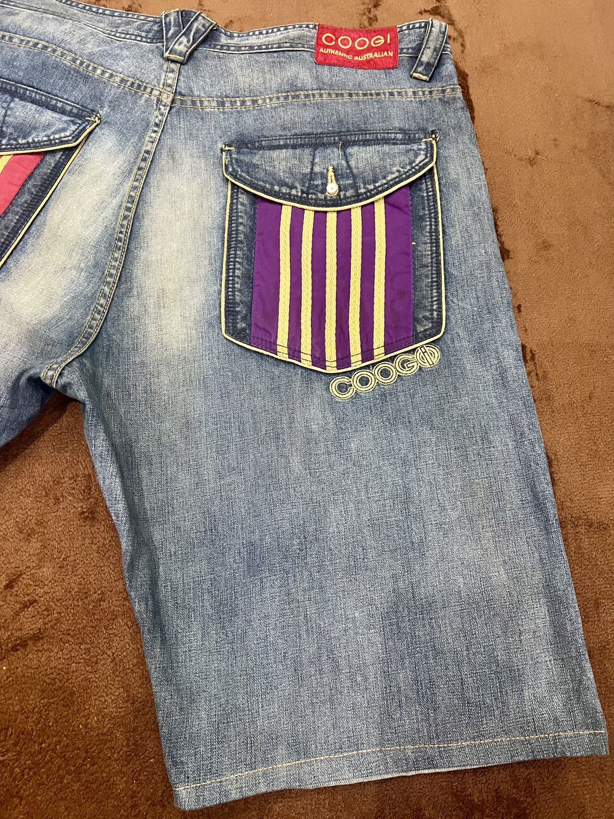 Coogi × JNCO × Vintage Vintage Coogi Crazy Embroided Shorts Baggy Size US 42 / EU 58 - 15 Thumbnail
