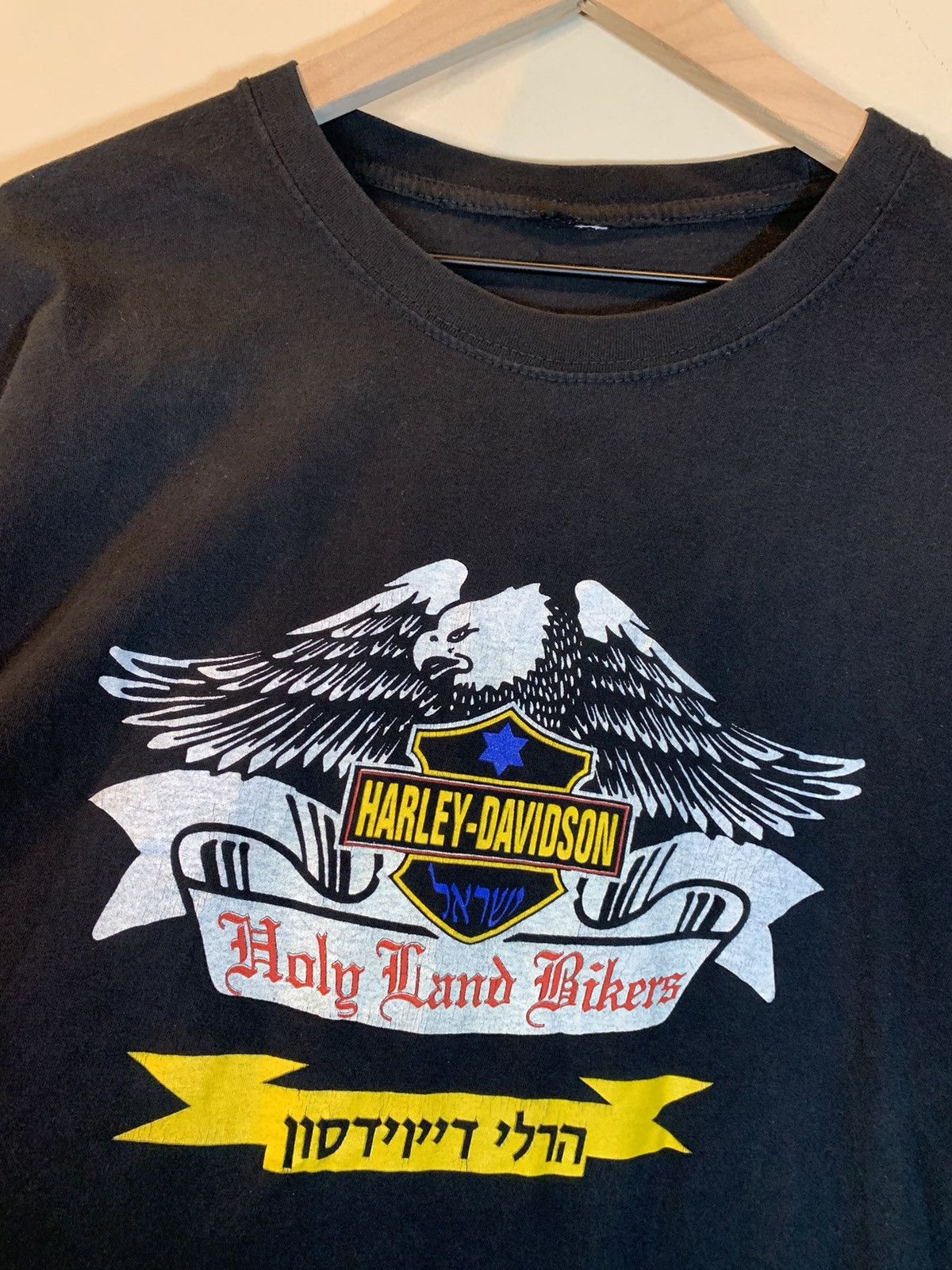 Harley Davidson × Vintage RARE Vintage Harley Davidson Holy Land Biker Jerusalem Shirt Size US XL / EU 56 / 4 - 2 Thumbnail