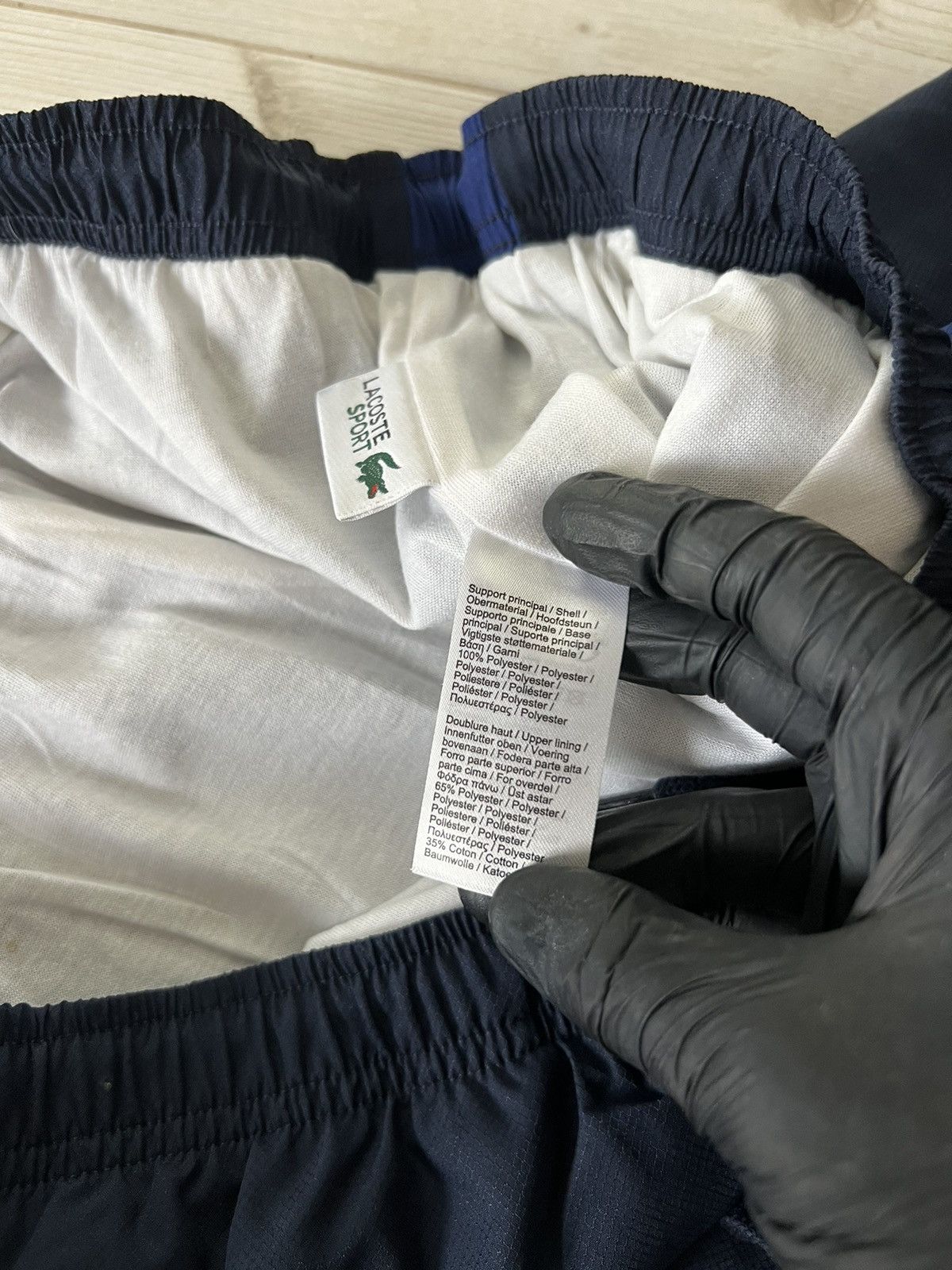 Lacoste Vintage Lacoste Nylon Y2K Logo Pants XXL Blue Size US 38 / EU 54 - 12 Thumbnail