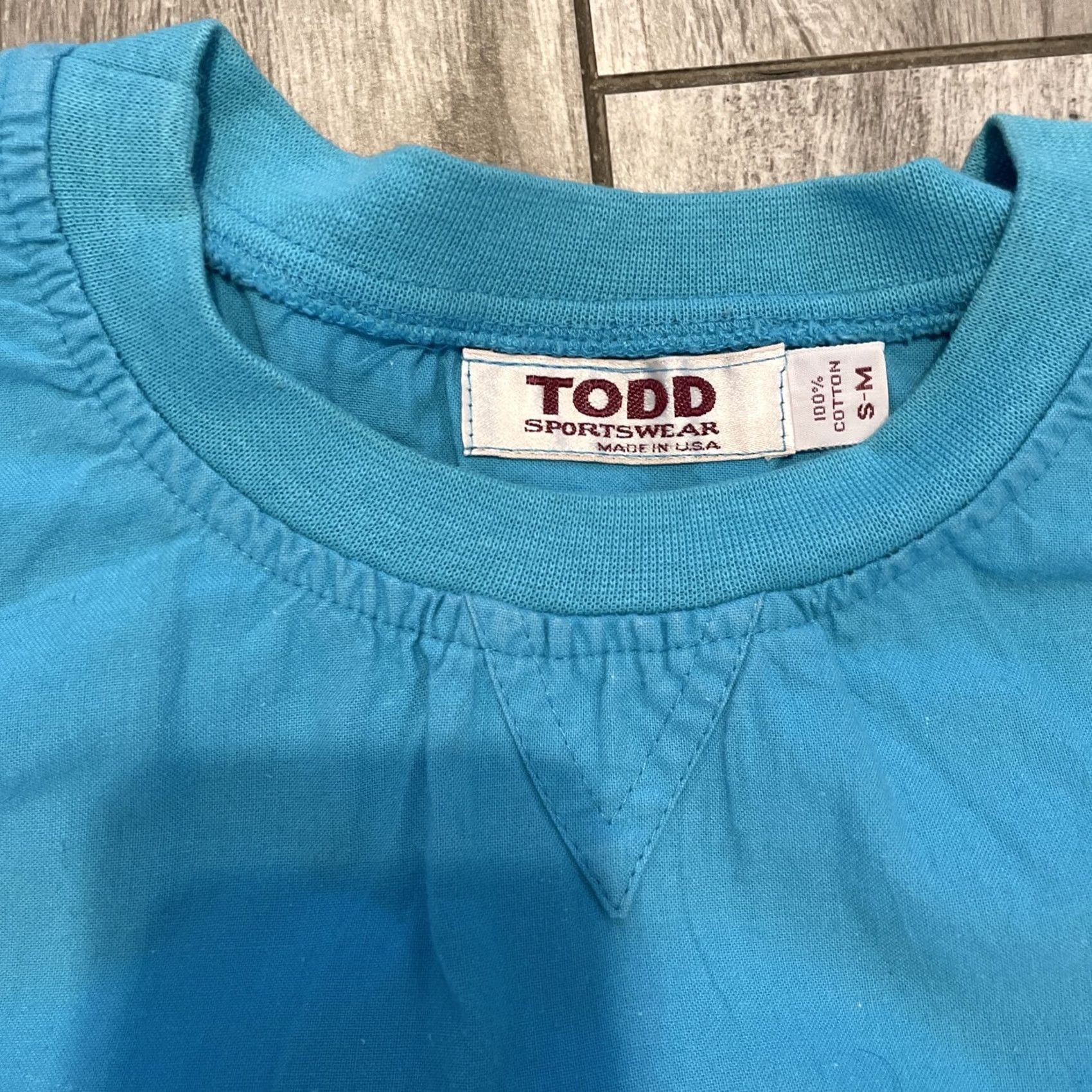 Altea VINTAGE TODD SPORTSWEAR Shirt Men S/M Teal Bermuda Longtails 80s 90s Casual Embroidered Size US S / EU 44-46 / 1 - 3 Thumbnail