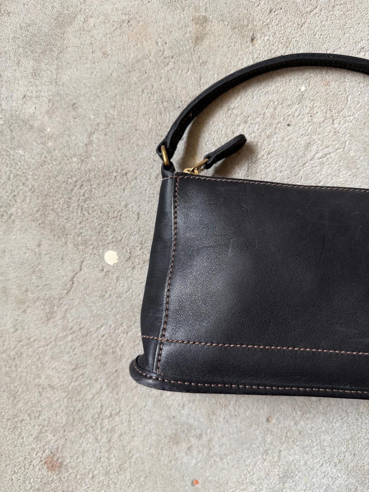 Coach Coach Leather Shoulder Bag Black Size ONE SIZE - 2 Thumbnail