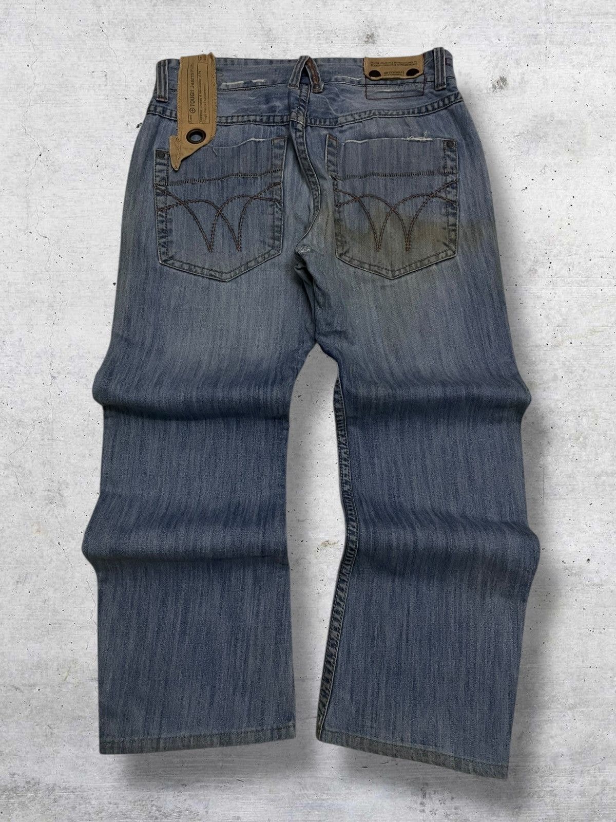 Japanese Brand VINTAGE TOUGH OG JAPAN CRAFTED RARE FIND SERIAL KILLER DENIM Size US 34 / EU 50 - 9 Thumbnail
