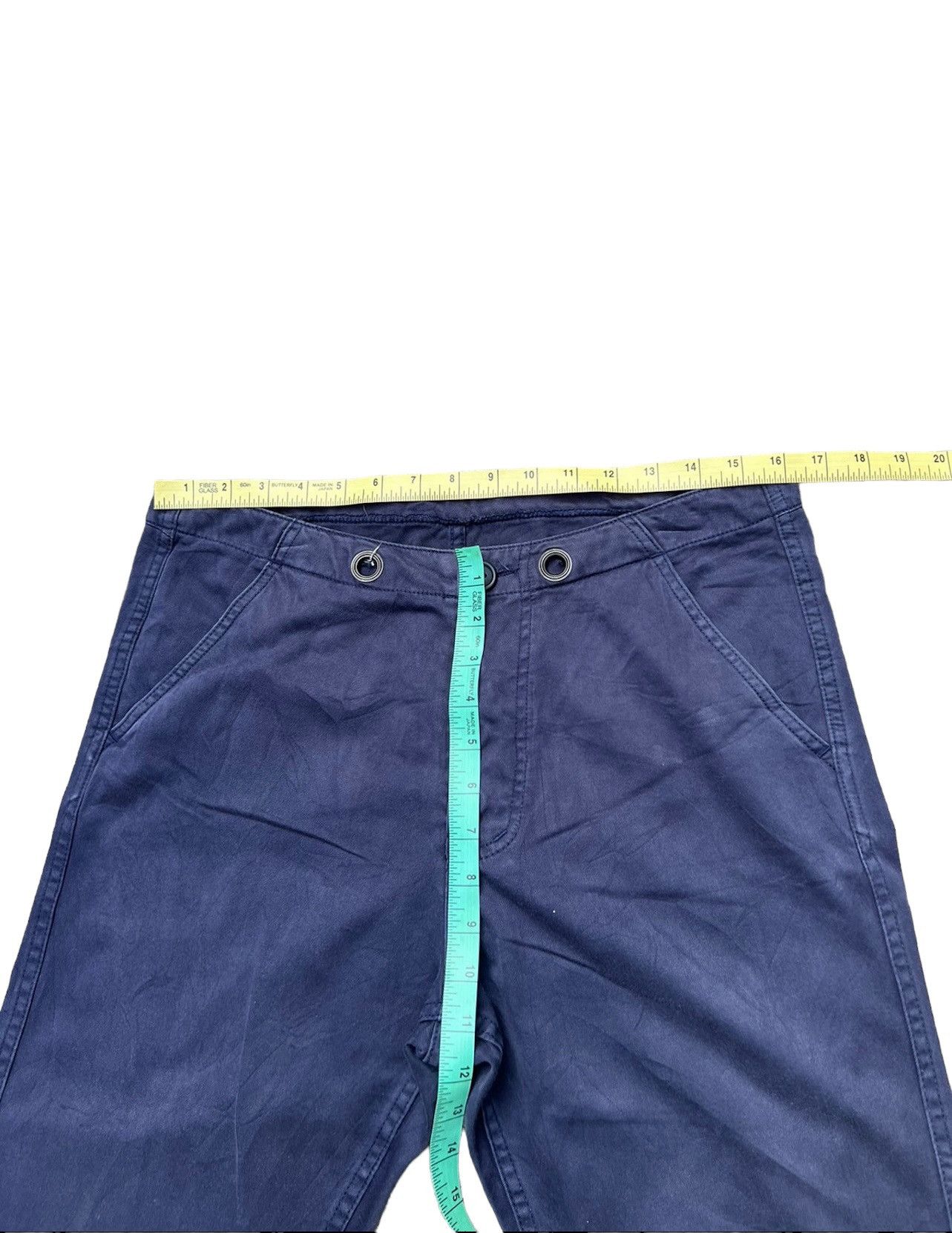 Bleu De Paname Fade French Indigo Blue de Paname France Cropped Work Pant Size US 31 - 3 Thumbnail