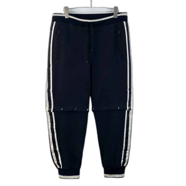 Dolce & Gabbana Dolce&Gabbana Black Stripe Casual Sport Pants Size US 44 / EU 60 - 1 Thumbnail