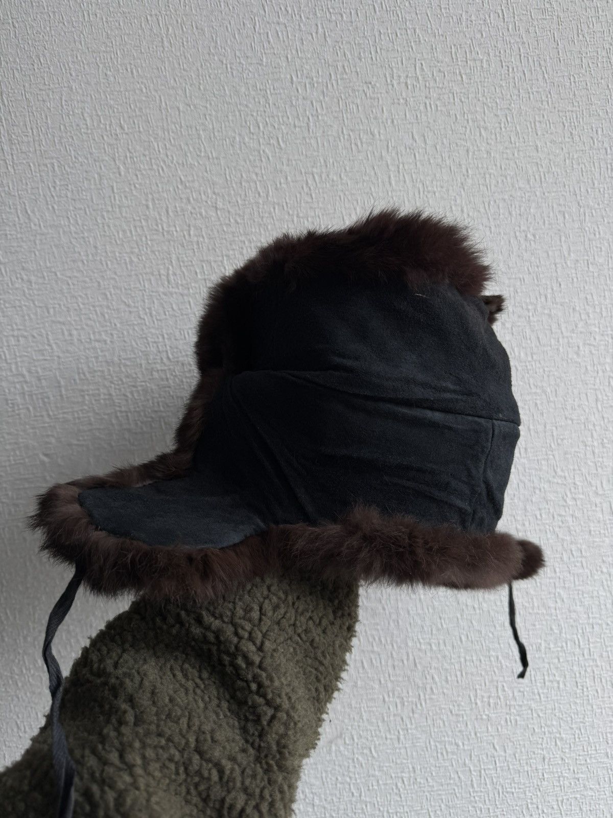 Japanese Brand VINTAGE USSR FUR HAT USHANKA RARE 80-90s Size ONE SIZE - 12 Thumbnail