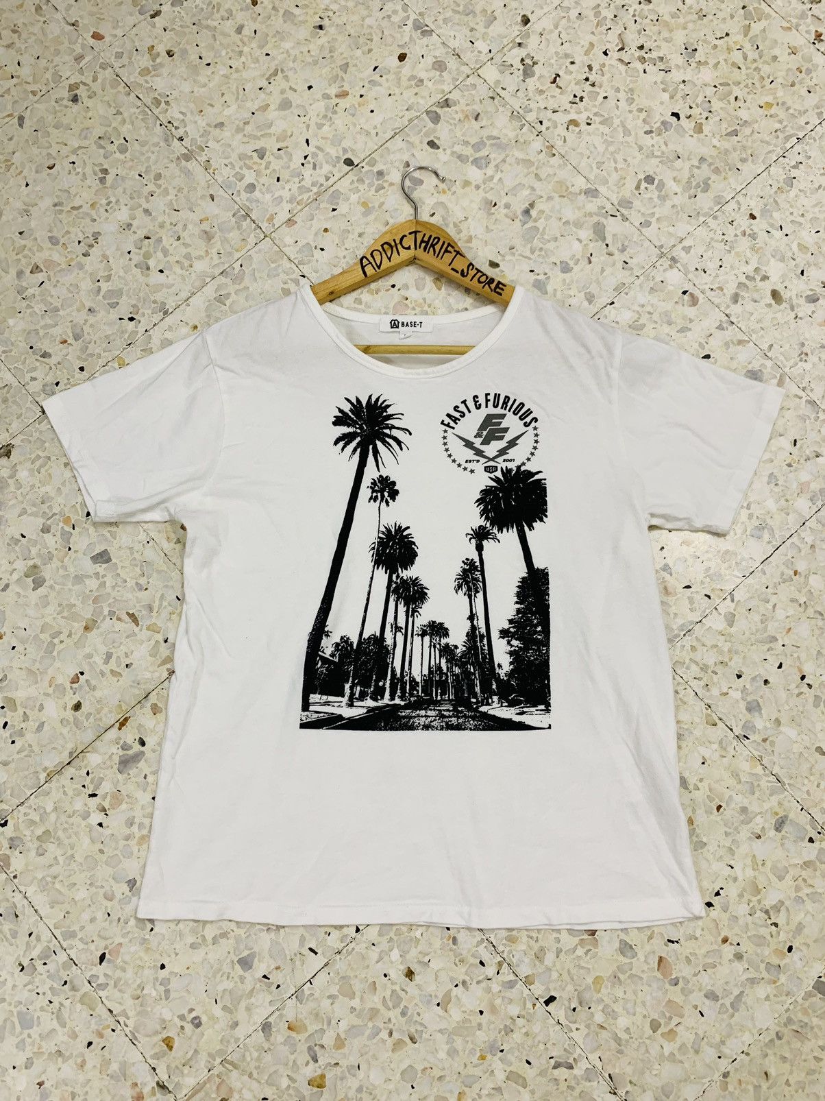 image of Movie x Vintage Fast & Furious Very Tee in White, Men's (Size Large)
