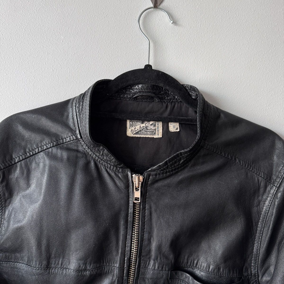 Vintage Violent Dreaming Black Leather Jacket Scandinavian Archive Size US M / EU 48-50 / 2 - 11 Thumbnail
