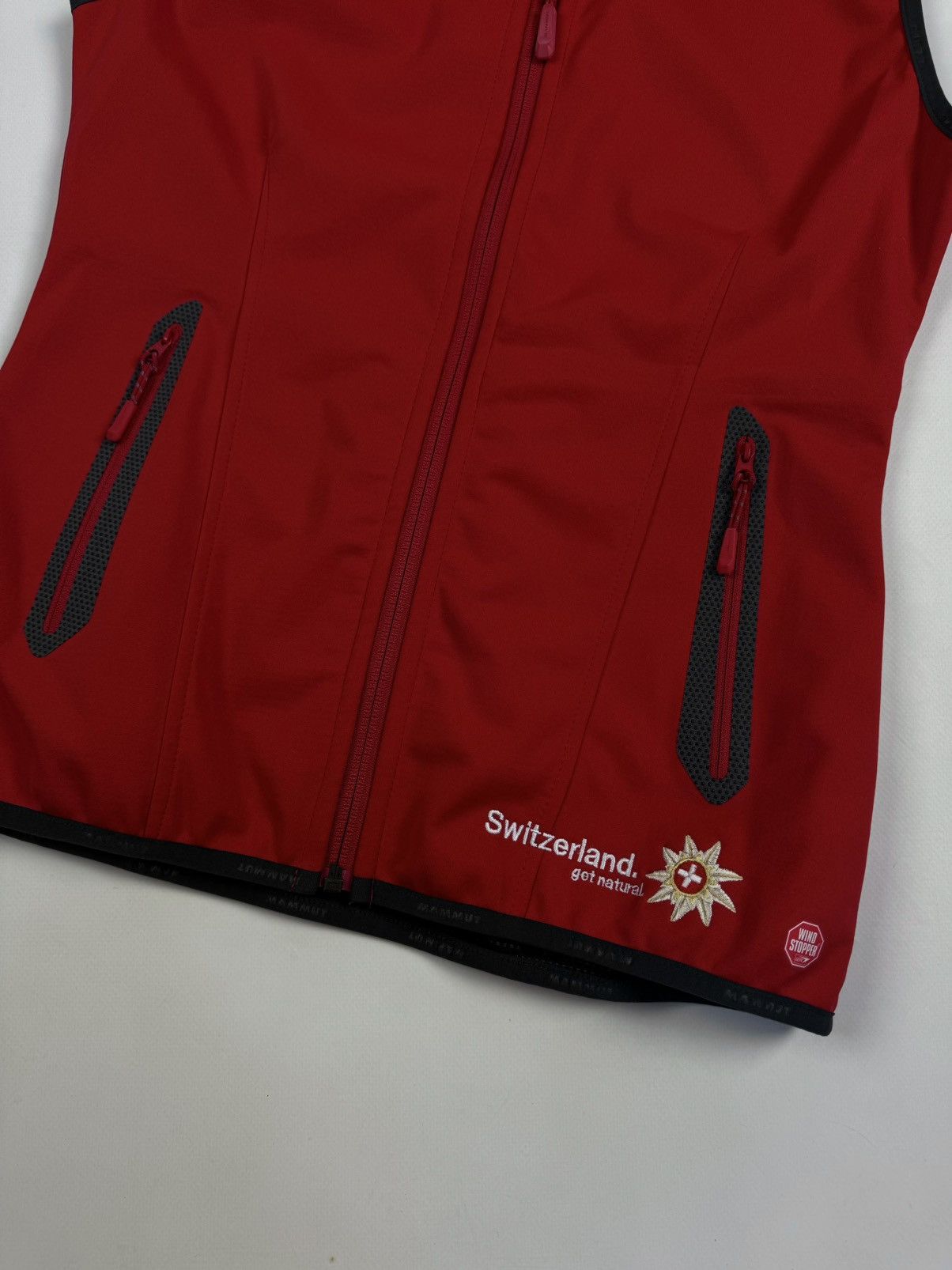 Mammut MAMMUT Windstopper Switzerland Red Vest Sleeve Less Jacket Size M / US 6-8 / IT 42-44 - 6 Thumbnail