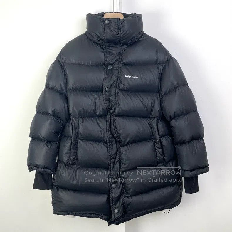 Balenciaga Balenciaga Chest logo letter down jacket Size XS / US 0-2 / IT 36-38 - 1 Thumbnail