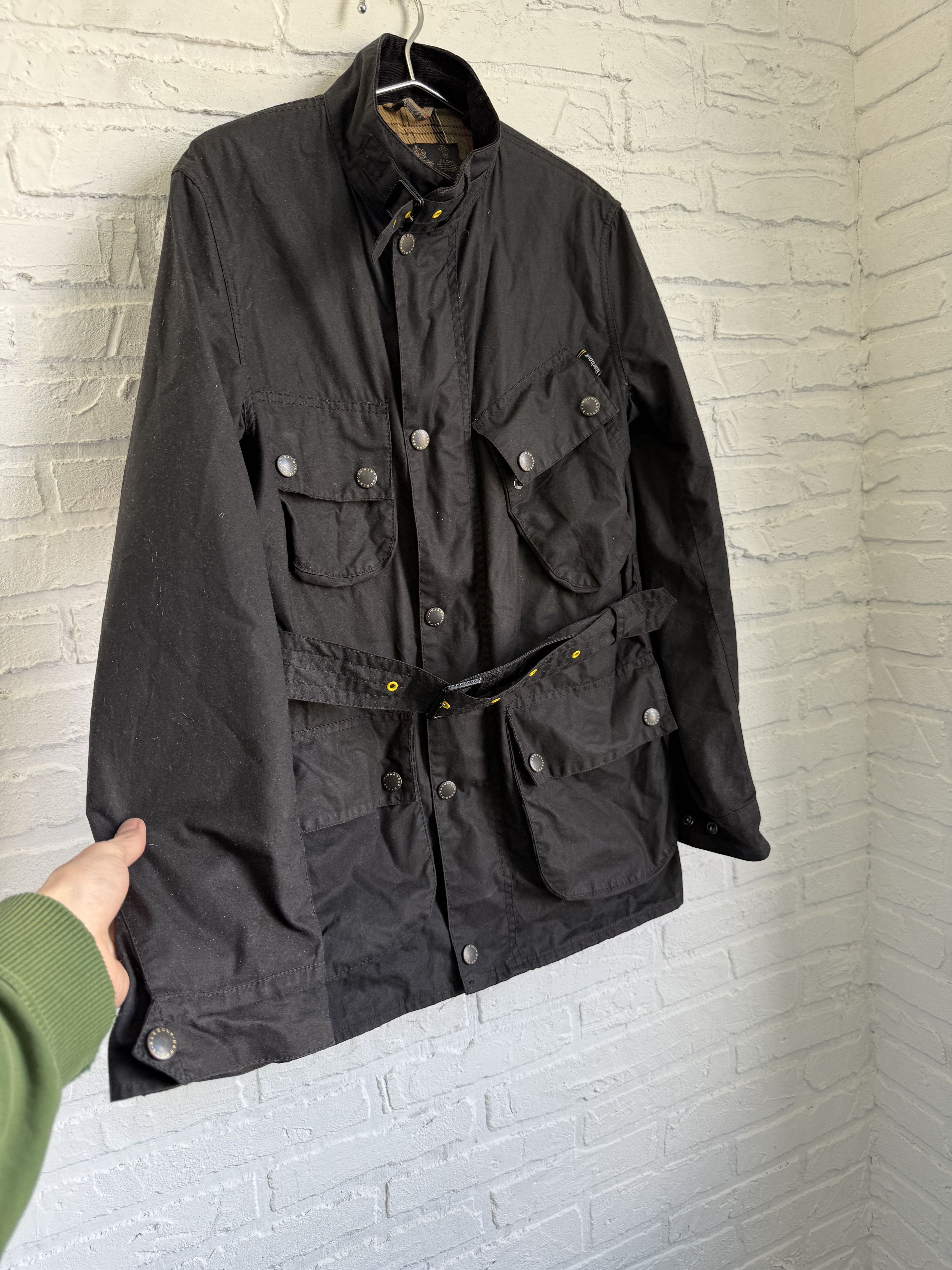 Barbour Barbour International Suit Belted Motorcycle Utility jacket Size US M / EU 48-50 / 2 - 6 Thumbnail