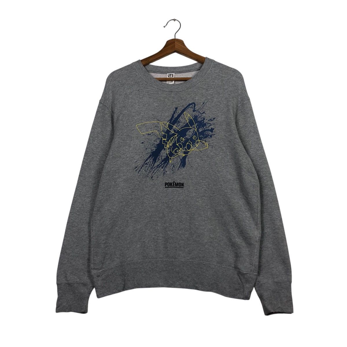 Japanese Brand UNIQLO UT Pokémon x Meguru Yamaguchi Oversized Pikachu Art Size US M / EU 48-50 / 2 - 2 Thumbnail