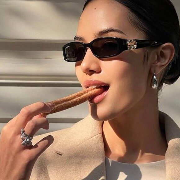 Gucci 🕶️ New Gucci GG1661S 005 Green Sunglasses Size ONE SIZE - 3 Thumbnail