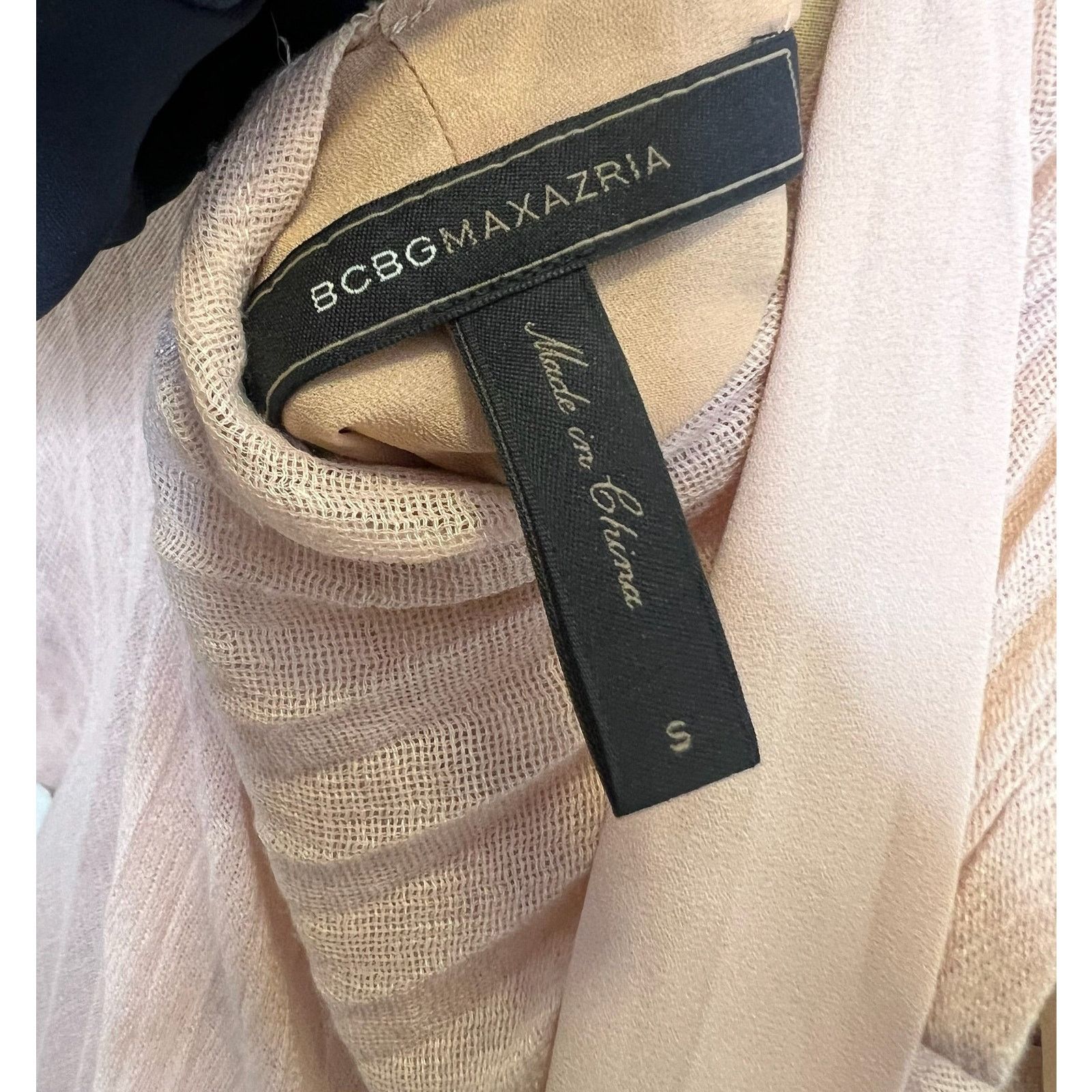 Bcbgmaxazria BCBG Max Azria Blush Maxi Dress, Size Small Size S / US 4 / IT 40 - 9 Thumbnail