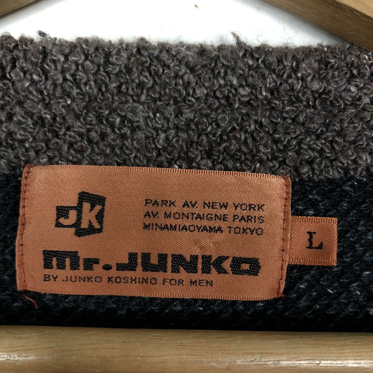Japanese Brand 🔥90’s Knit Handmade Sweatshirt Mr.Junko Made in Japan Size US L / EU 52-54 / 3 - 10 Thumbnail