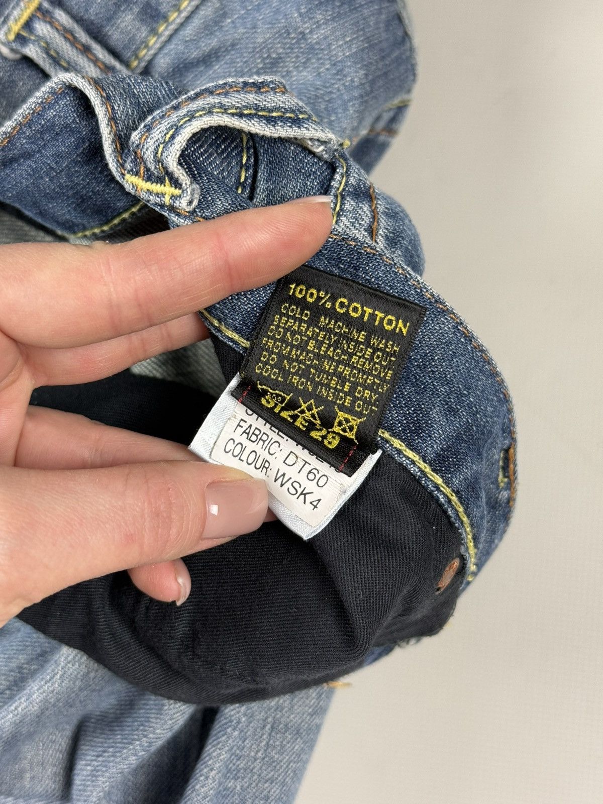 Evisu Evisu EU-ED Hokusai Vintage Men’s Denim Jeans Size 29 / S Size US 29 - 19 Thumbnail