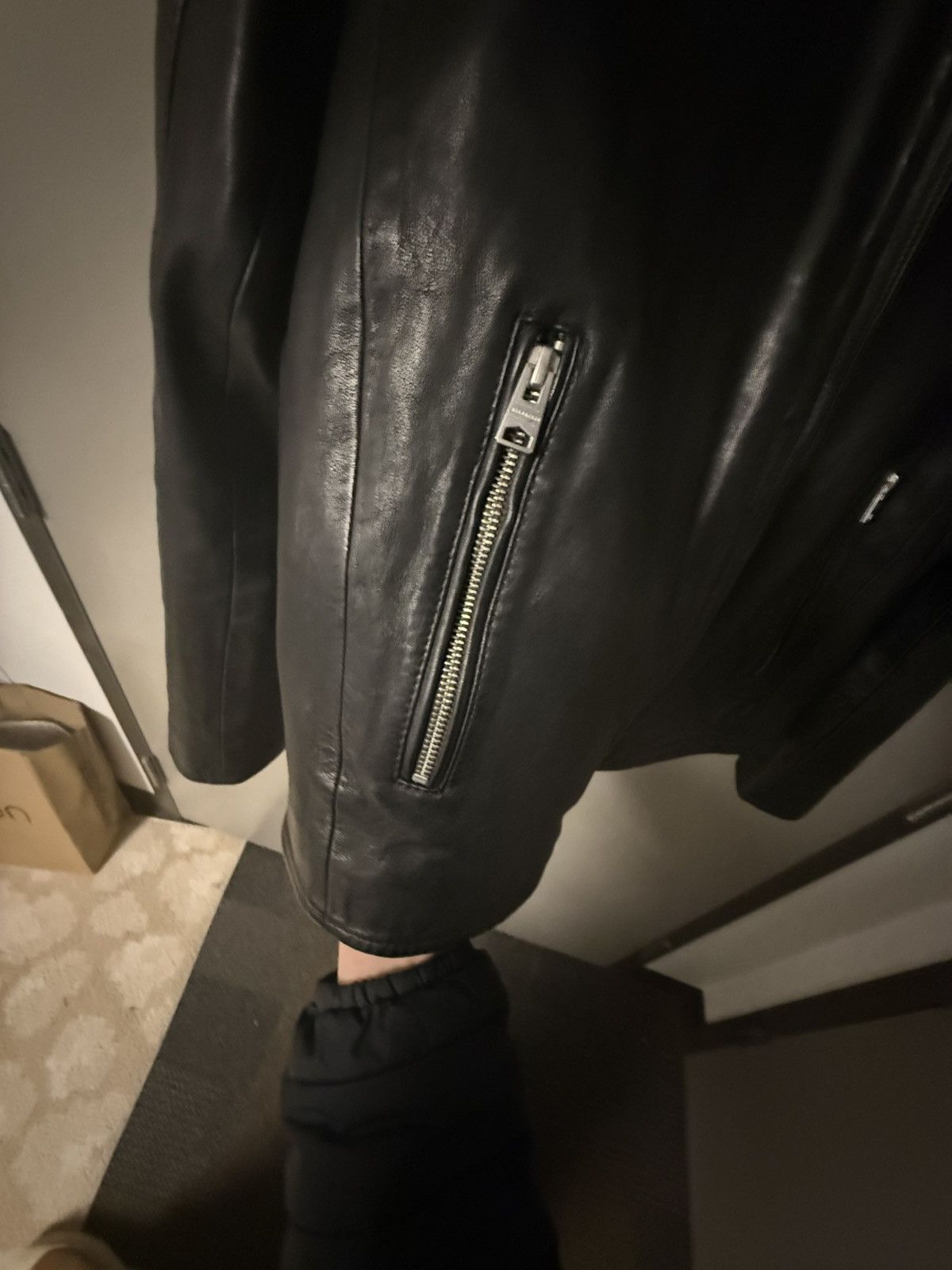 Allsaints Allsaints “Cora” Leather jacket Size US L / EU 52-54 / 3 - 9 Thumbnail