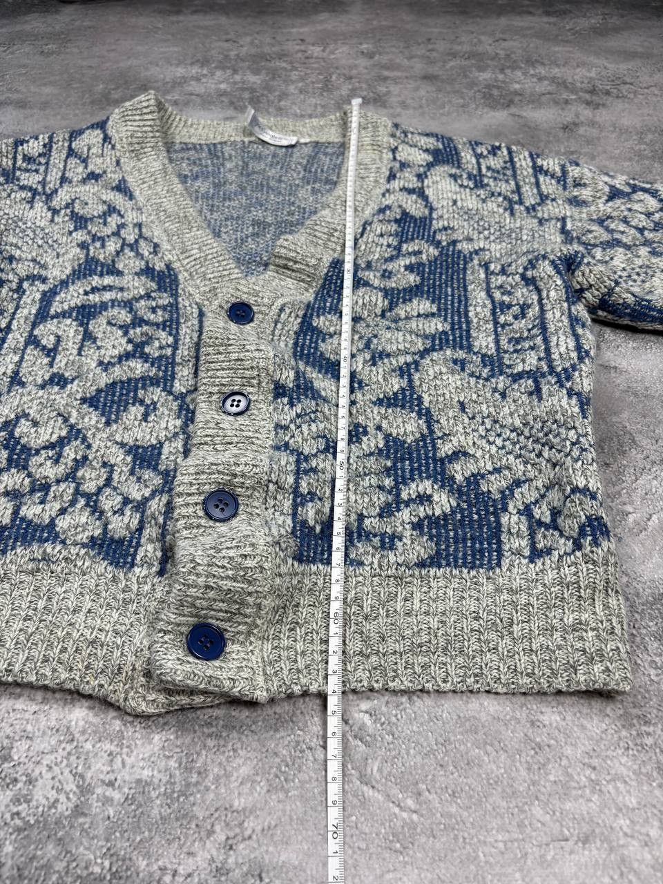 Vintage × Yves Saint Laurent Yves Saint Laurent Womens Vintage Wool Cardigan Rare 80s 90s Size M / US 6-8 / IT 42-44 - 8 Thumbnail