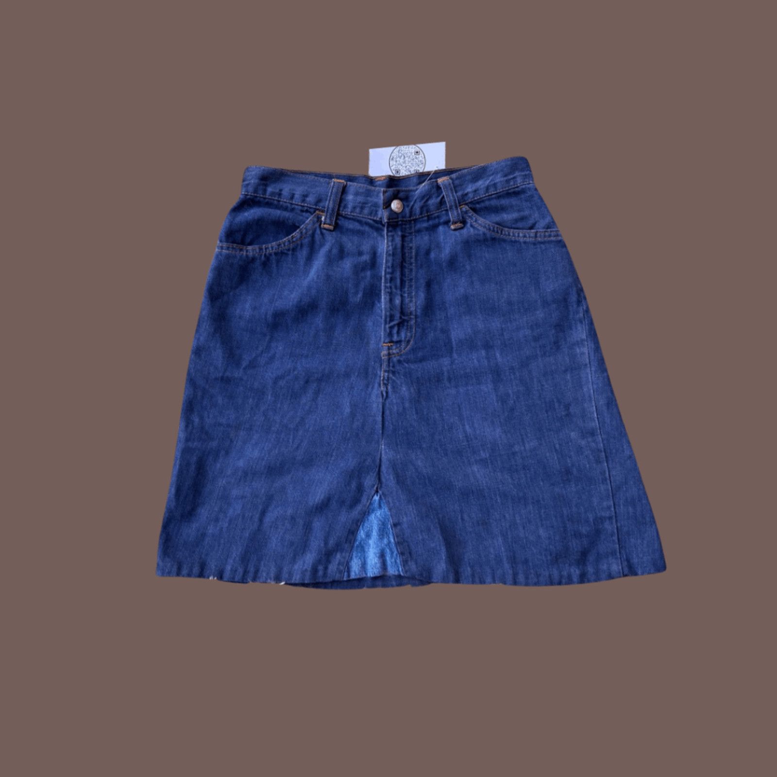 Levi's VTG Levi’s For Me Denim Skirt | 70s Scovill A-Line | Archive Size 27" / US 4 / IT 40 - 3 Thumbnail