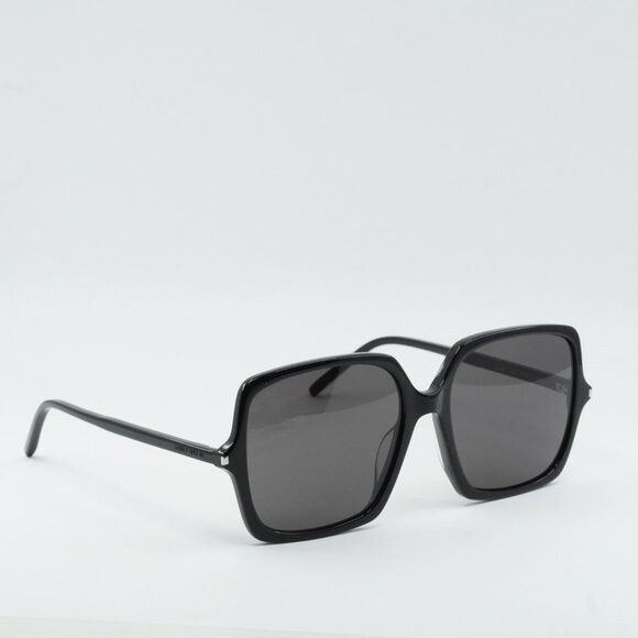 Saint Laurent Paris 🕶️ New Saint Laurent SL591 001 Sunglasses - Black Frame Size ONE SIZE - 8 Thumbnail