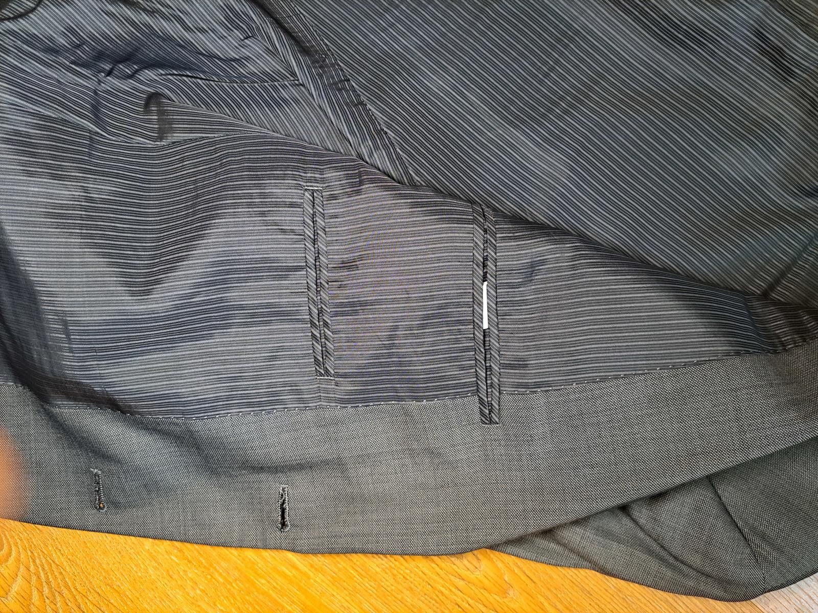 Calvin Klein Calvin Klein Sport Coat Mens 40R Gray Wool Blazer Suit Size 40R - 10 Thumbnail