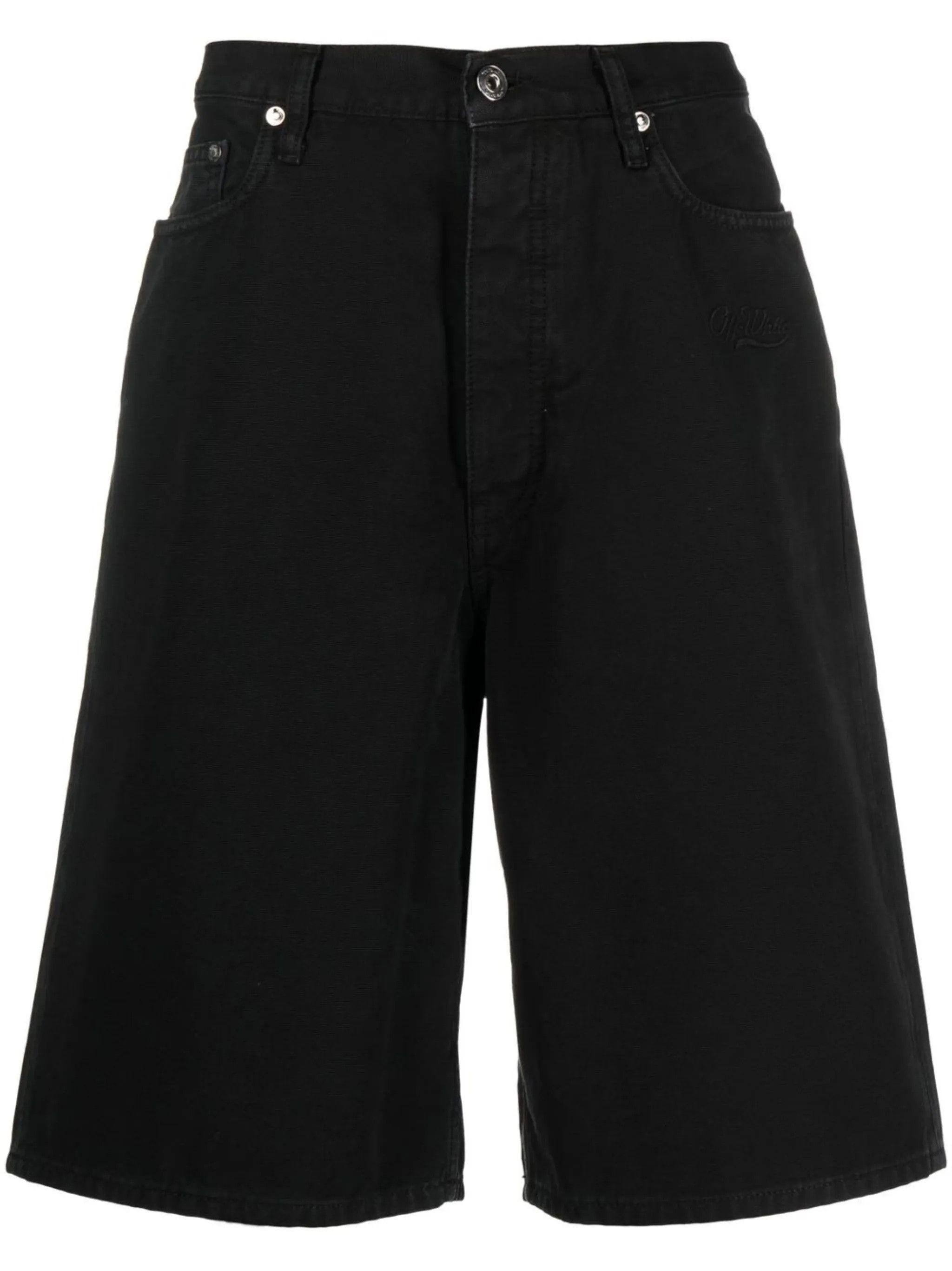 Off-White o1y0225 Logo Short in Black Size US 30 / EU 46 - 1 Thumbnail