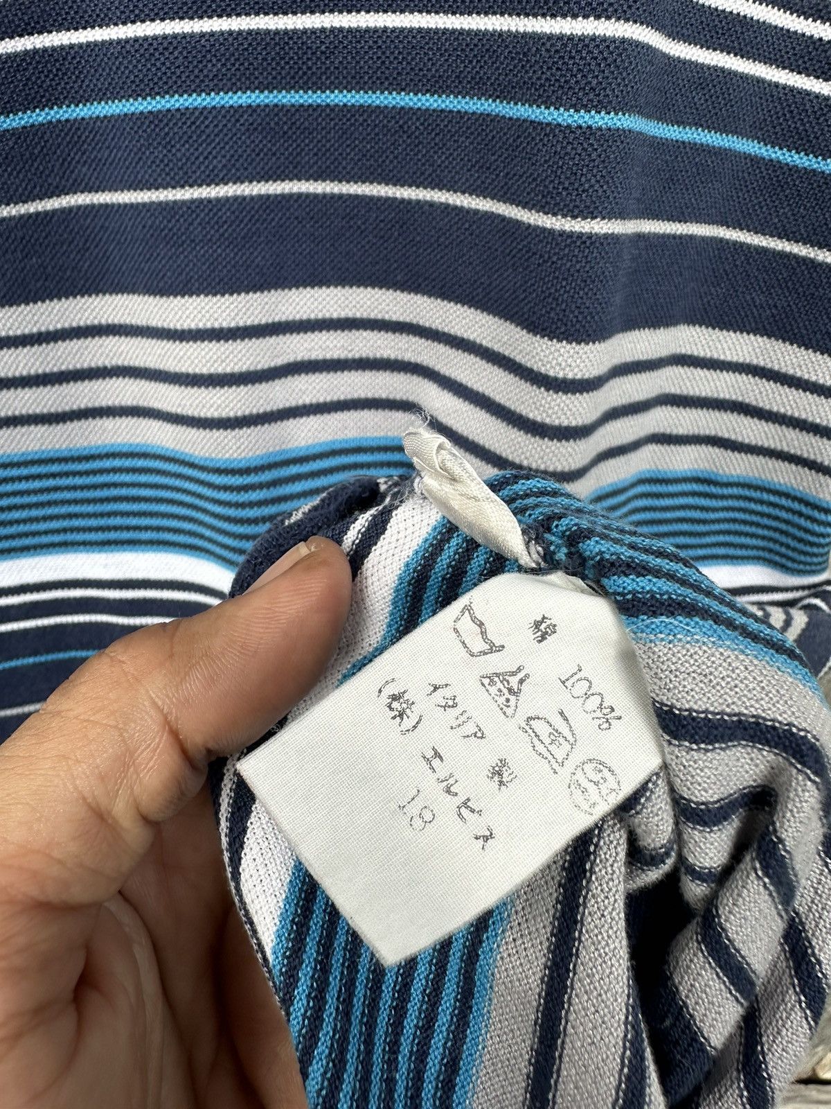 Missoni Vintage Missoni Sport Italy Stripe TShirt A526 Size US M / EU 48-50 / 2 - 9 Thumbnail