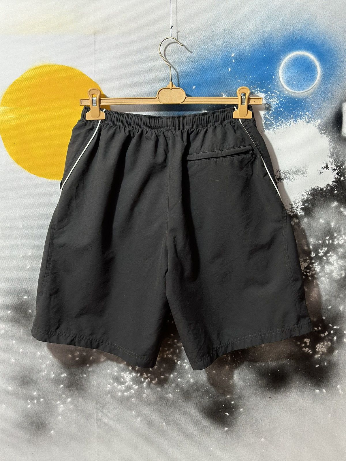 Nike × Vintage Nike vintage shorts swoosh logo y2k Size US 33 - 5 Thumbnail