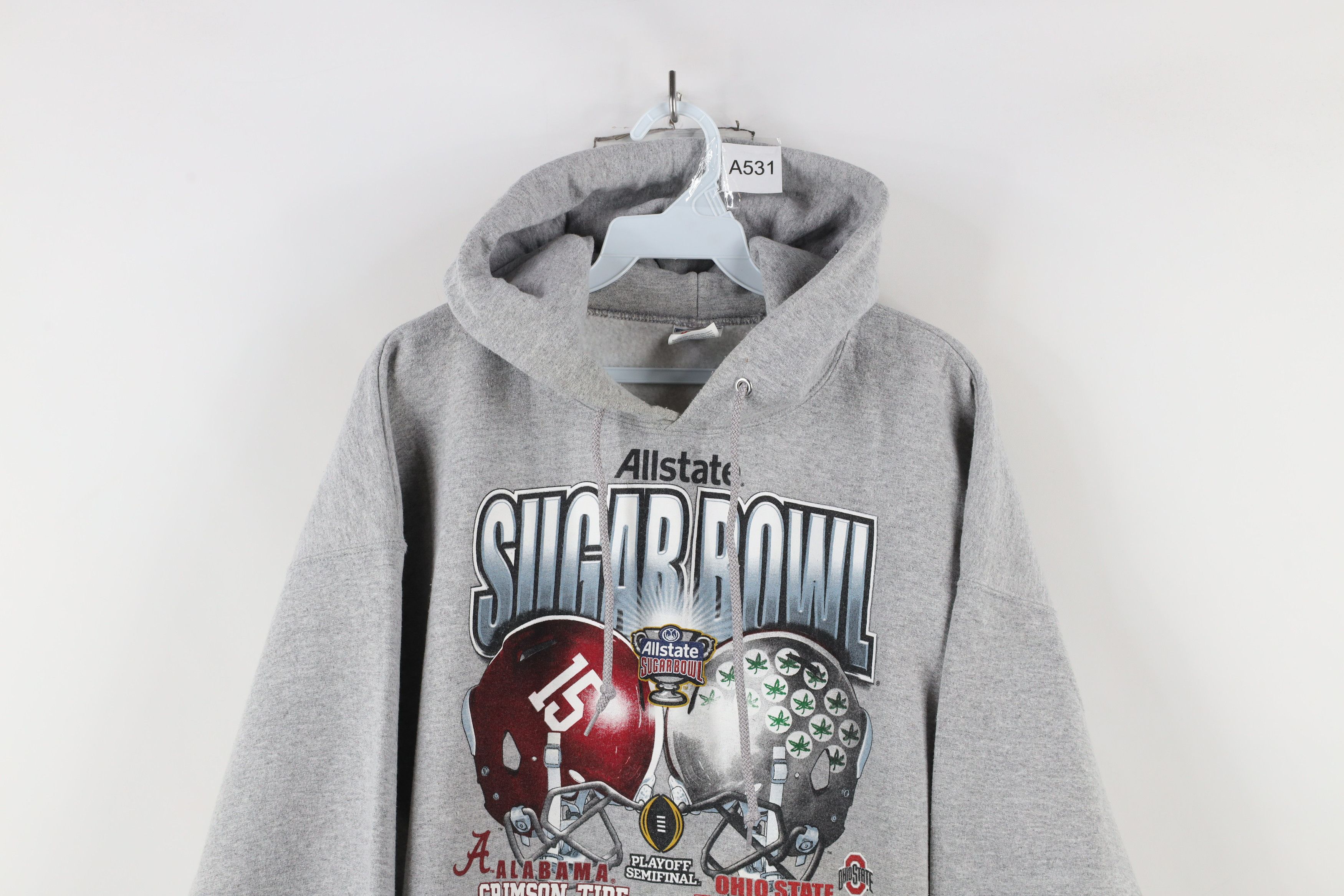 Vintage Vintage Alabama vs Ohio State University Football Hoodie Size US XXL / EU 58 / 5 - 2 Thumbnail