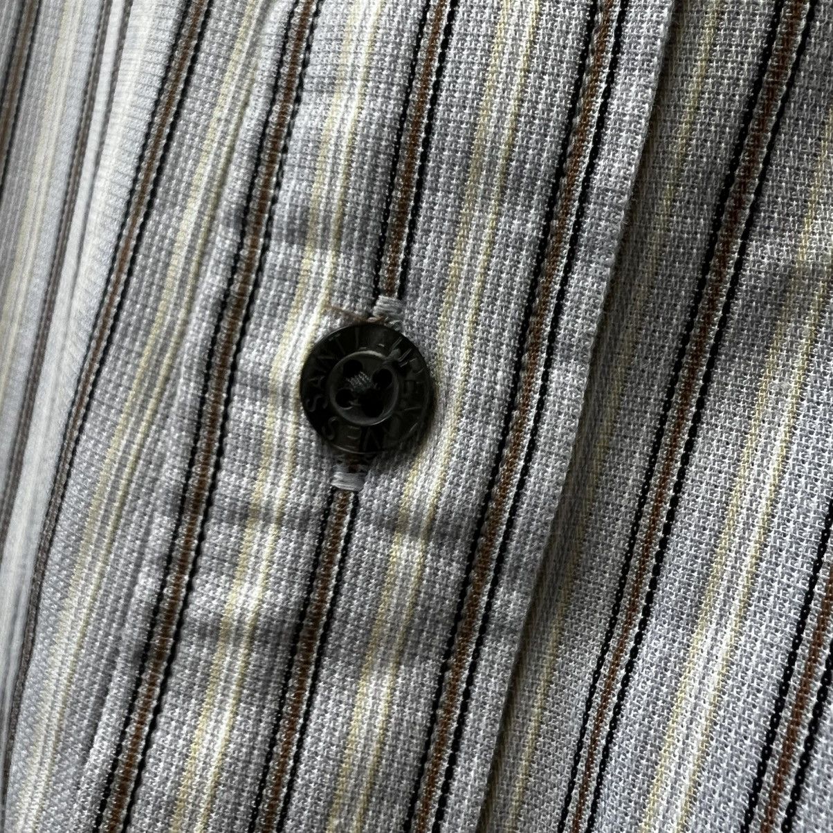 Vintage × Yves Saint Laurent Yves Saint Laurent Vintage Striped Shirt y2k Size US M / EU 48-50 / 2 - 11 Thumbnail