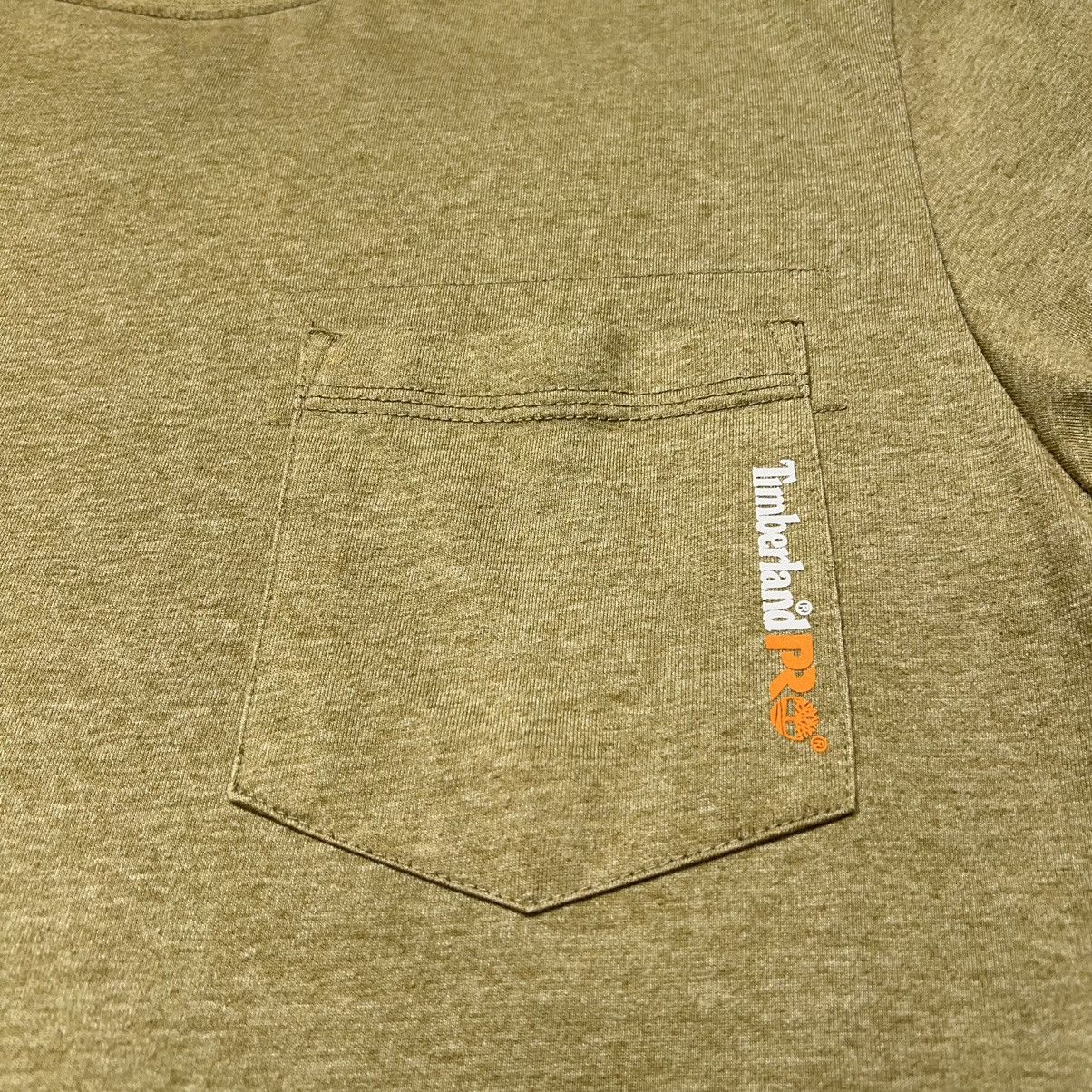Timberland Timberland Pro Tee Shirt Green Pocket Wickwork Original Fit Size US L / EU 52-54 / 3 - 3 Thumbnail
