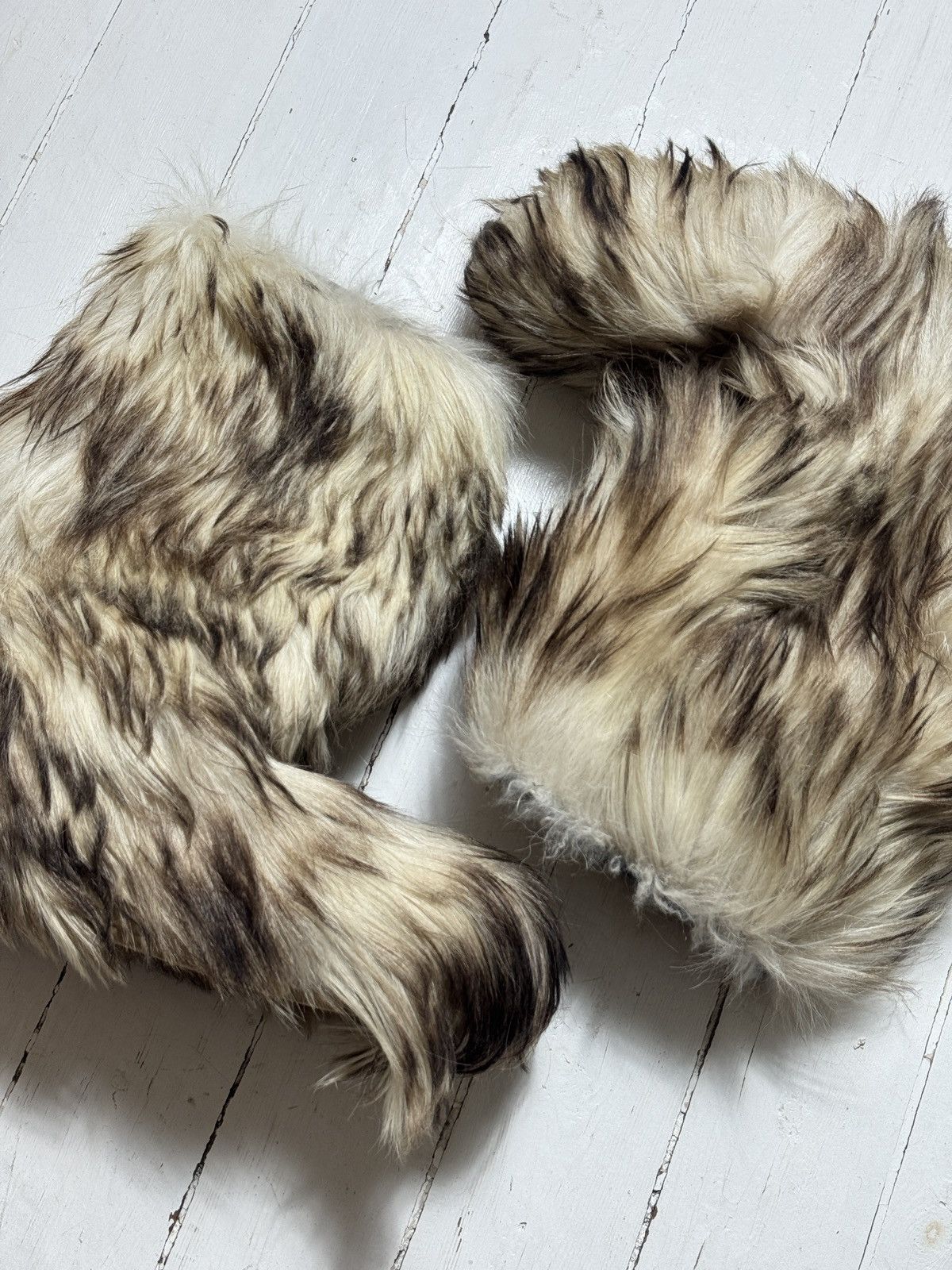 Other VINTAGE IDEAL FUR YETI MOHAIR SNOW MOON Y2K UNT BOOTS Size US 6.5 / IT 36.5 - 2 Thumbnail