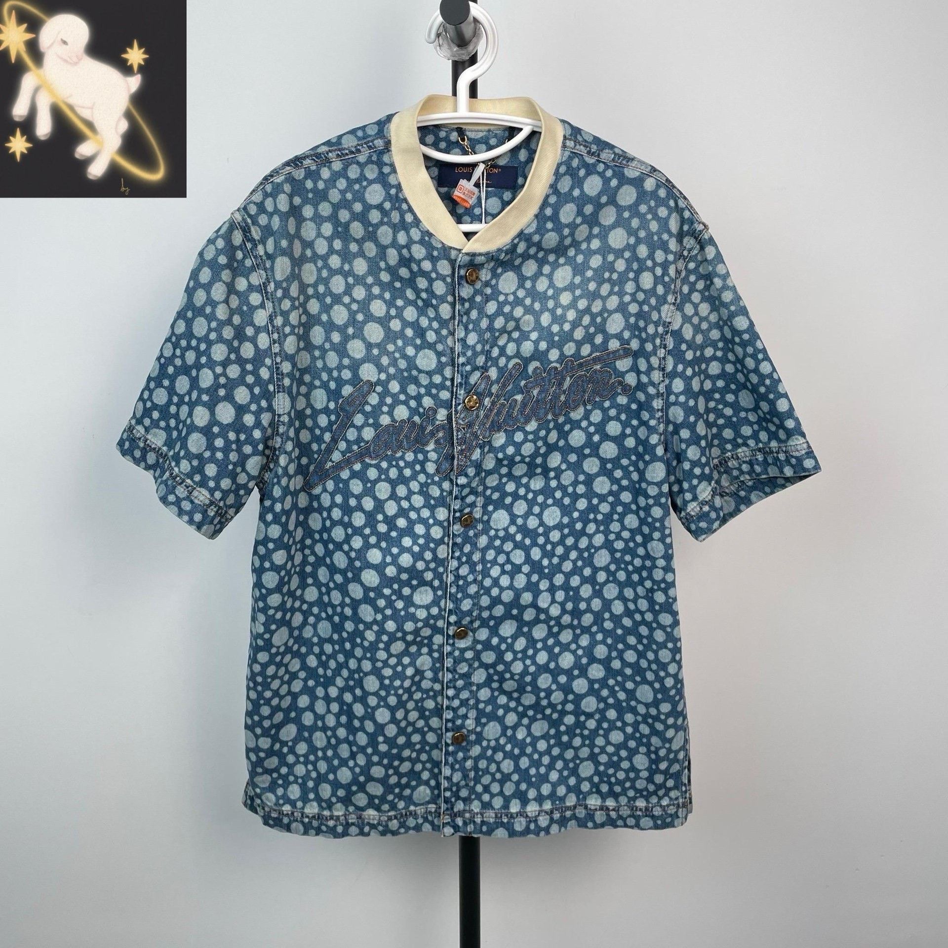 Louis Vuitton Louis Vuitton Blue Shirt S Men Size US S / EU 44-46 / 1 - 1 Thumbnail