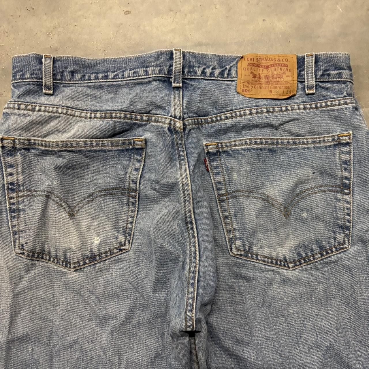 Levi's × Vintage Crazy Vintage 90s Faded Levi’s Distressed Denim Jeans! Size US 36 / EU 52 - 7 Thumbnail
