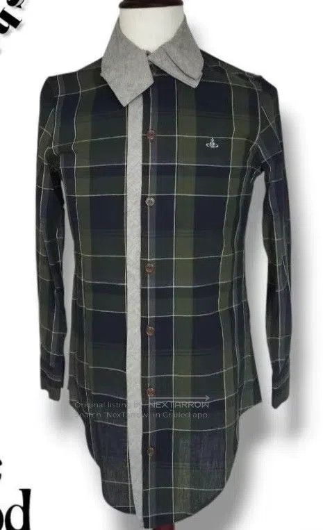 Vivienne Westwood Vivienne Westwood Vintage second-hand diagonal plaid trans Size L / US 10 / IT 46 - 4 Thumbnail