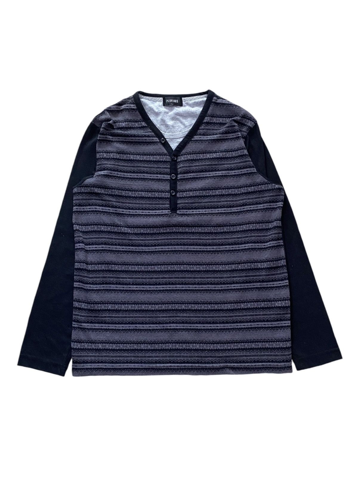 If Six Was Nine × Japanese Brand × Le Grande Bleu (L.G.B.) Longsleeve Pluvious Double layer navajo y2k Style Size US L / EU 52-54 / 3 - 1 Thumbnail