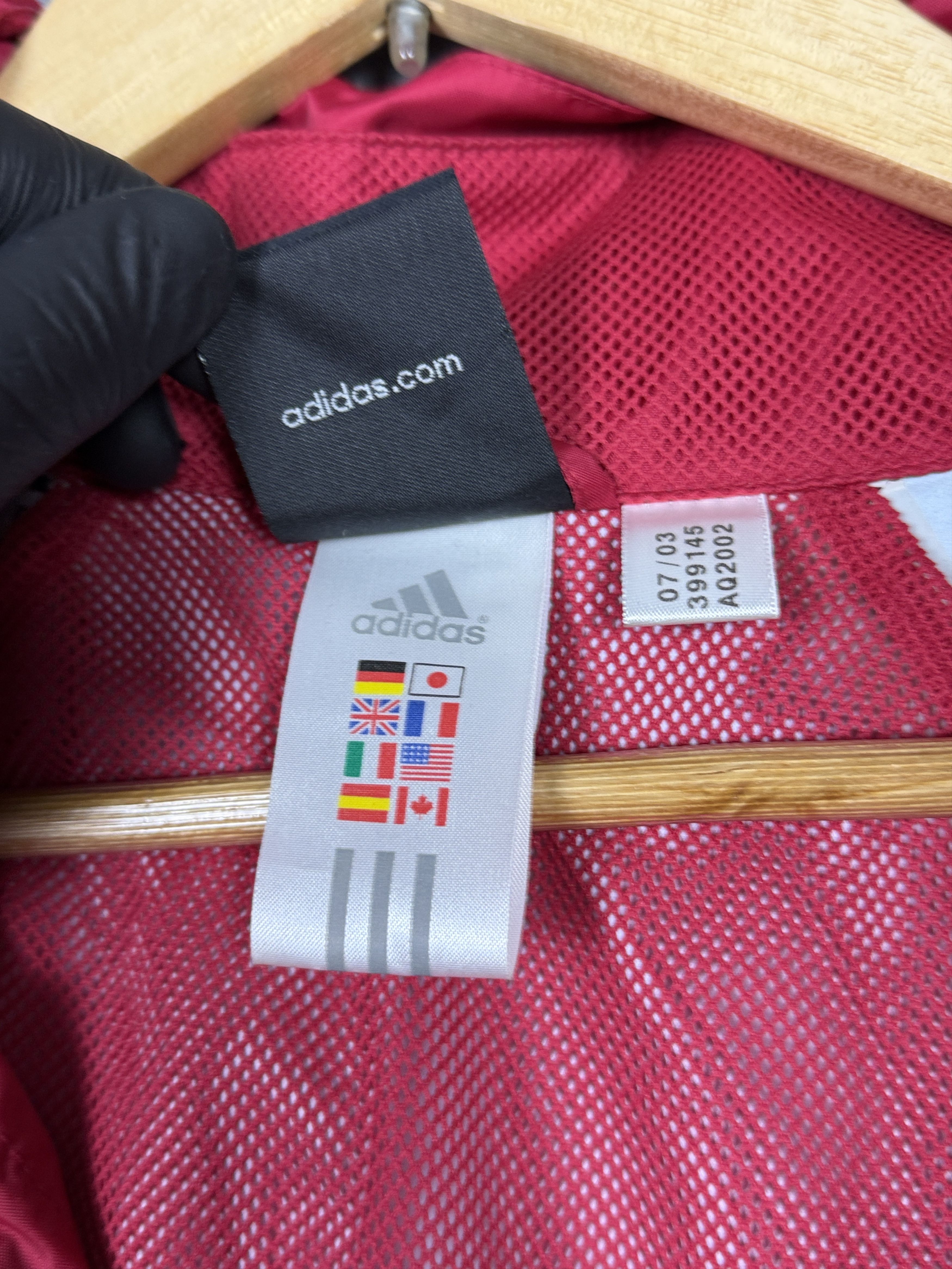 Adidas Adidas Bayern Munich windbreaker waterproof 2003 vintage Size US L / EU 52-54 / 3 - 8 Thumbnail