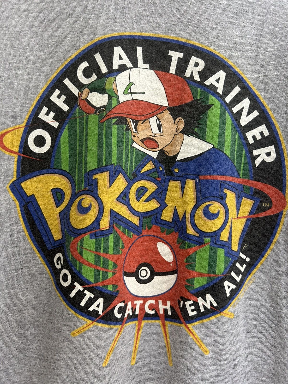 Pokemon Vintage Pokémon Ash Official Trainer Graphic Longsleeve Size US M / EU 48-50 / 2 - 3 Thumbnail