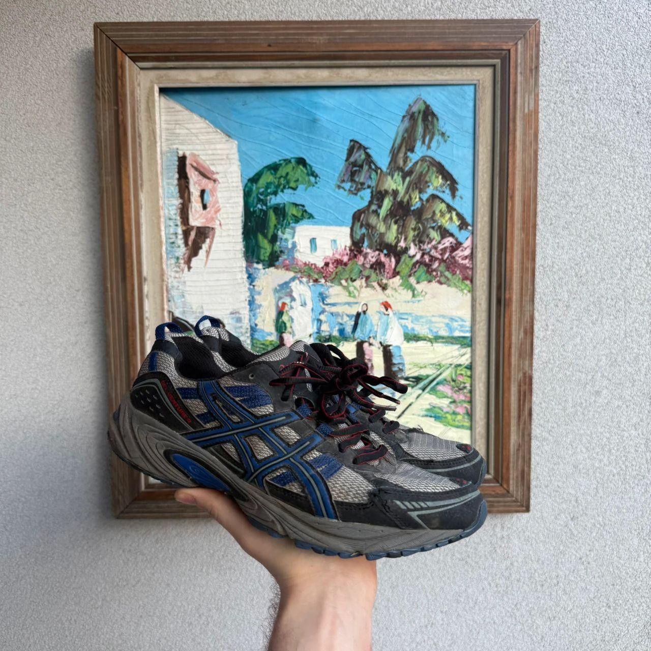 Asics Asics Gorpcore Shoes Grey Purple Sneakers Low Top Size US 9 / EU 42 - 1 Thumbnail