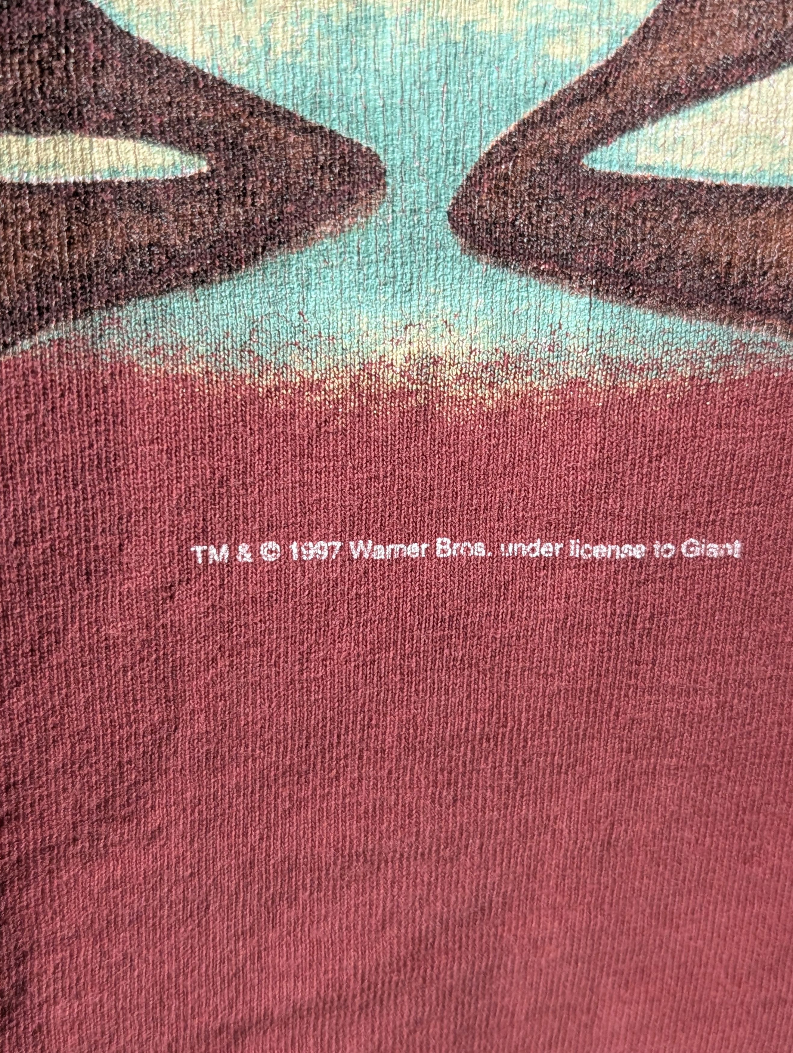 Cartoon Network VTG 1997 Taz Angel Devil T-Shirt Double Sided Warner Bros XL Size US XL / EU 56 / 4 - 3 Thumbnail