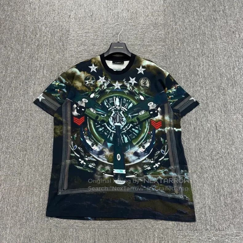 Givenchy Givenchy Airplane Print Short Sleeve Size US XXS / EU 40 - 1 Thumbnail