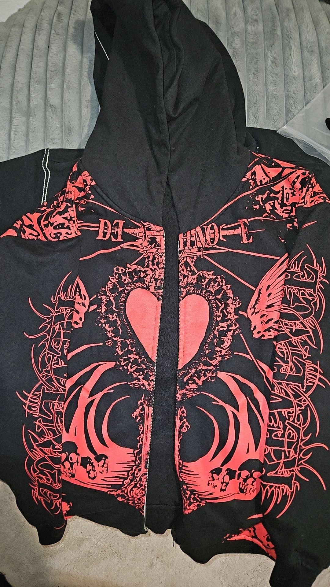 Revenge x Deathnote Shrine Hoodie (Bred)
